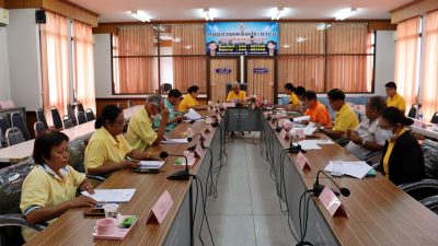 การประชุมคณะกรรมการพัฒนาท้องถิ่นเพื่อพิจารณาให้ความเห็นชอบร่างแผนการดำเนินงาน ประจำปีงบประมาณ พ.ศ.2569 ณ ห้องประชุมชั้น 2 เทศบาลตำบลหนองบัวโคก