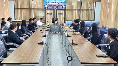 เทศบาลตำบลหนองบัวโคก ยินดีต้อนรับ นางสาววันเพ็ญ หาญเสมอ นายอำเภอจัตุรัส เนื่องในโอกาสตรวจเยี่ยมองค์กรปกครองส่วนท้องถิ่น(เทศบาลตำบล) เพื่อสร้างขวัญและกำลังใจให้แก่บุคลากรที่ปฏิบัติหน้าที่ในพื้นที่อำเภอจัตุรัส ณ ห้องประชุมชั้น2 เทศบาลตำบลหนองบัวโคก